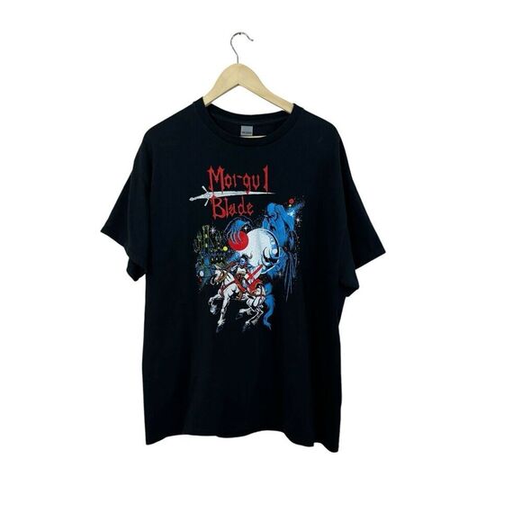 Morgul Blade Large T-Shirt Tee Black Short Sleeve Heavy Metal Dark Lord Mens - Picture 1 of 7